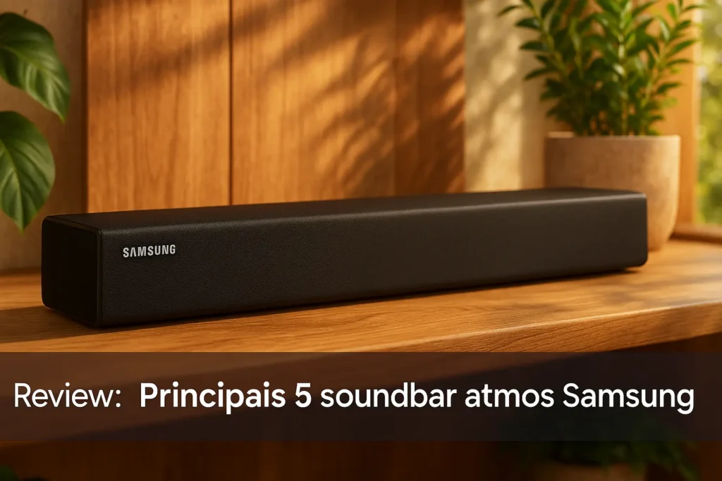 Principais 5  soundbar atmos Samsung