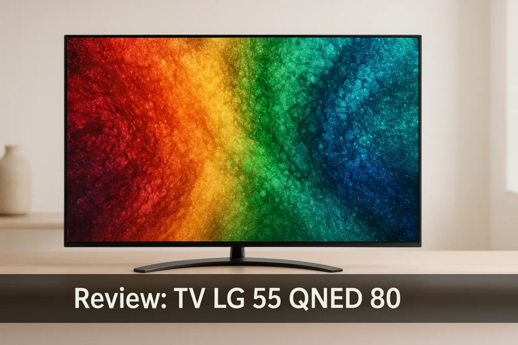 Principais 5  TV LG 55 QNED 80