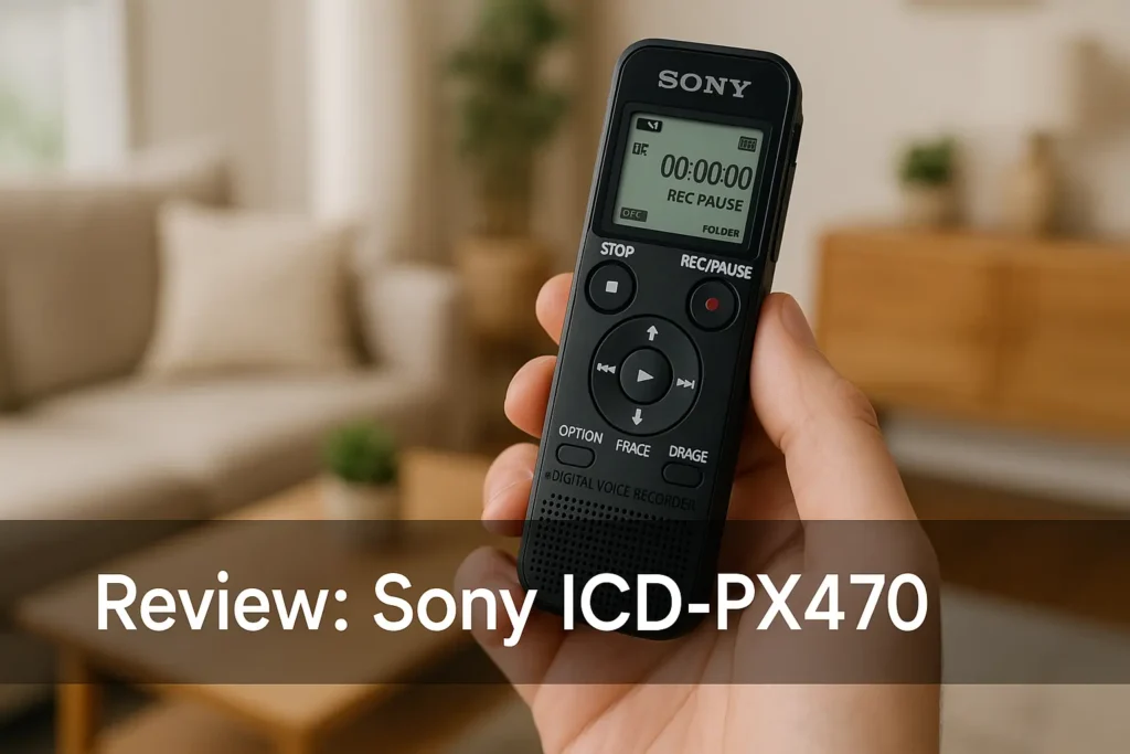 Os 5 Melhores Modelos de gravador de voz digital Sony icd px470