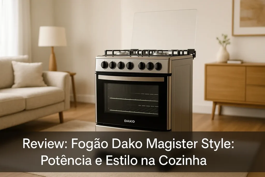 Fogão Dako Magister Style: Potência e Estilo na Cozinha