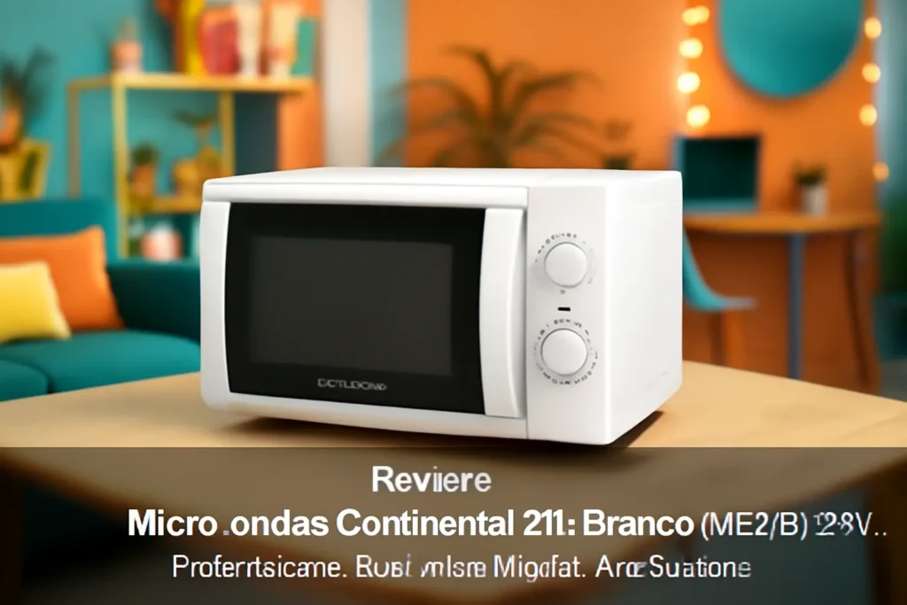 Micro-ondas Continental 21L Branco (MC21B) 127V: Praticidade e Desempenho para sua Cozinha