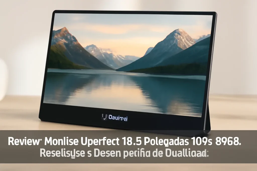 Monitor Uperfect 18,5 Polegadas 100% SRGB: Resolução e Desempenho de Qualidade