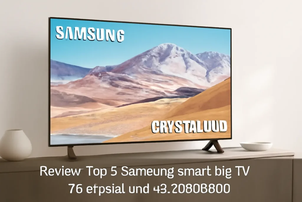 Top 5 Samsung smart big TV 75 crystal uhd 4k 75du8000