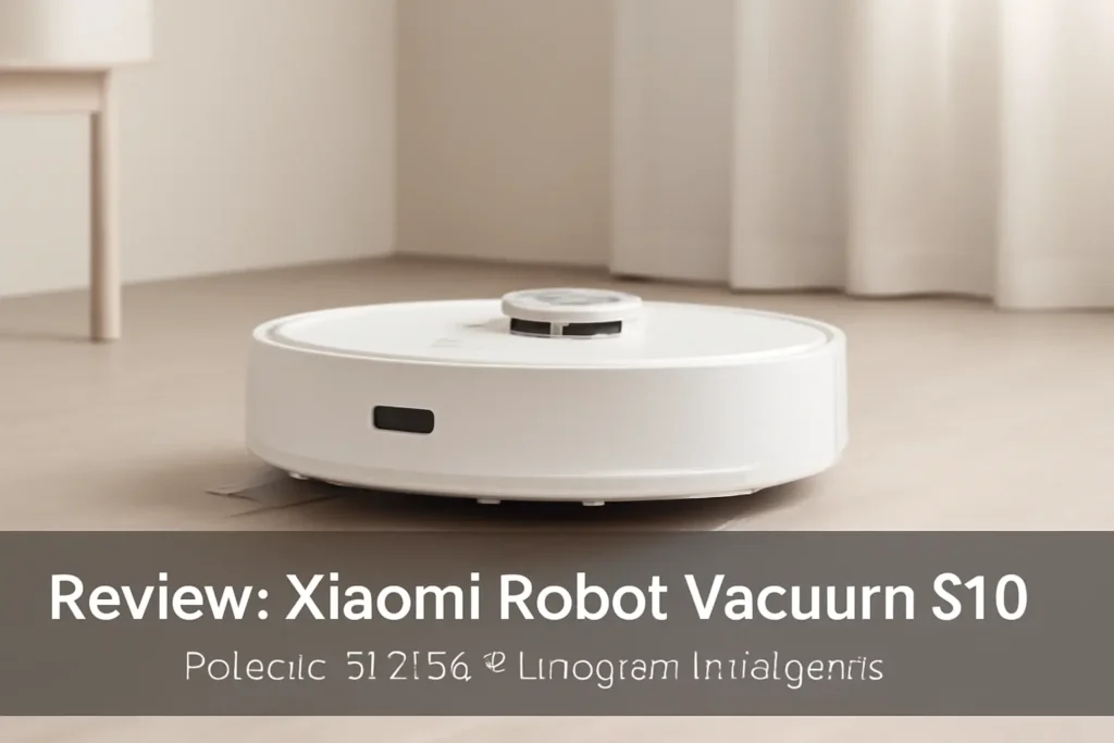 Xiaomi Robot Vacuum S10 - Potente Sucção e Lavagem Inteligente