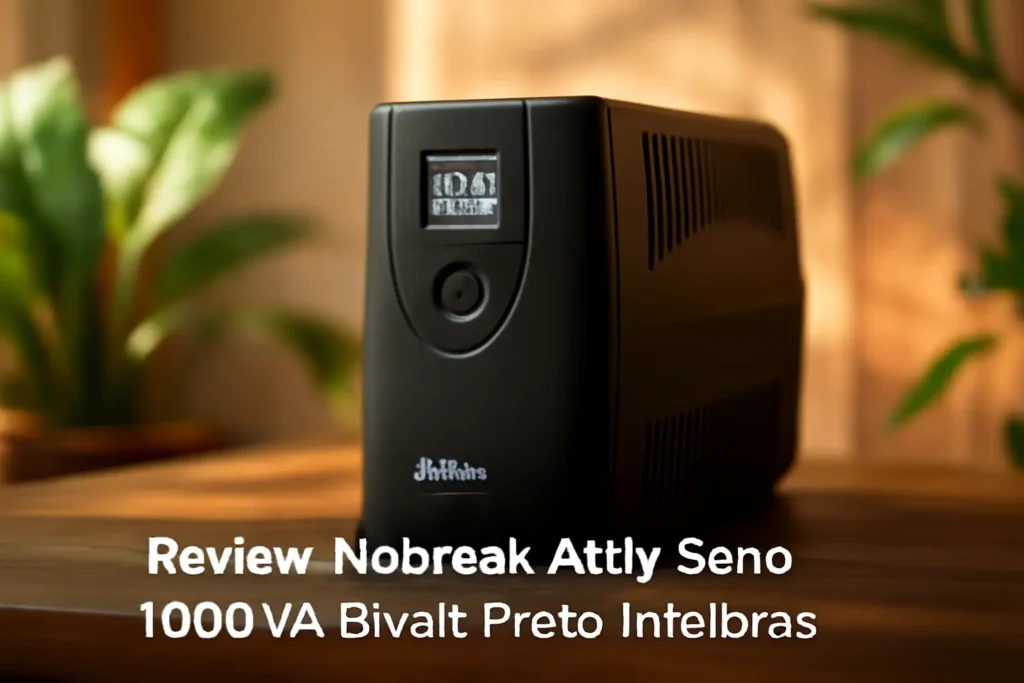 Nobreak Attiv Seno 1000VA Bivolt Preto Intelbras: Potência e Segurança para Seu Setup