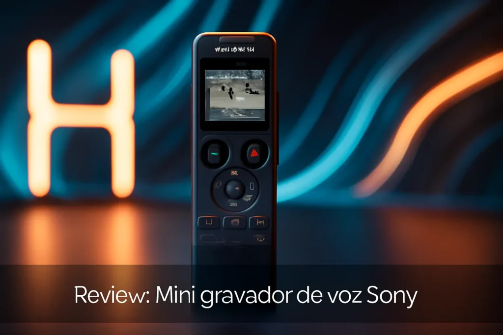 Cinco Melhores Modelos de mini gravador de voz Sony