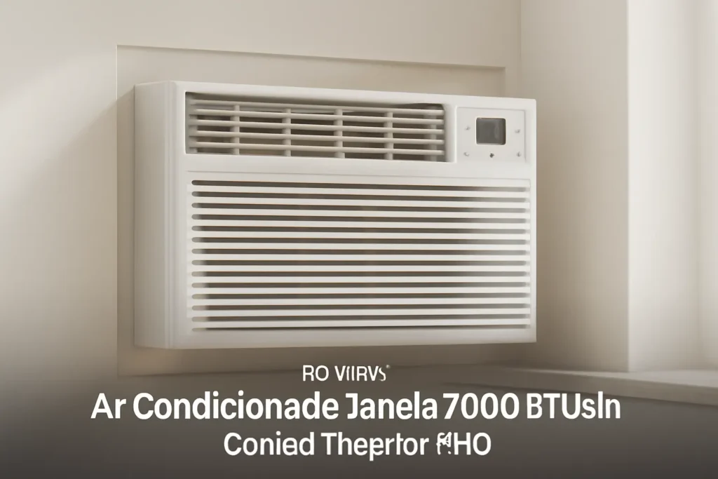 Ar Condicionado Janela 7000 BTUs/h Consul Inverter Frio - CCK07BB Bivolt: Resfriamento Rápido e Economia de Energia