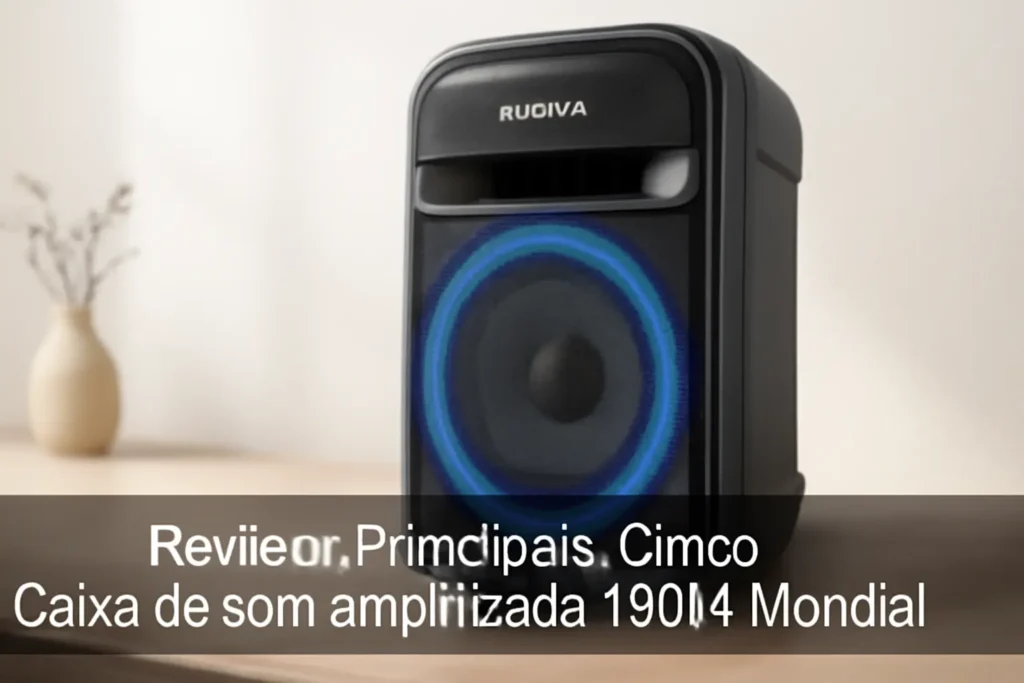 Principais Cinco Caixa de som amplificada 1000w Mondial