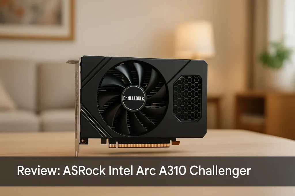 GPU ASRock Intel Arc A310 Challenger: Compacta, Silenciosa e Ideal para Usuários Leves