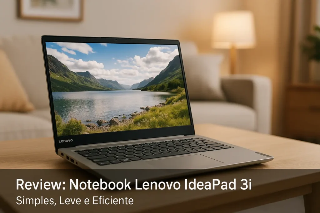 Notebook Lenovo IdeaPad 3i: Simples, Leve e Eficiente