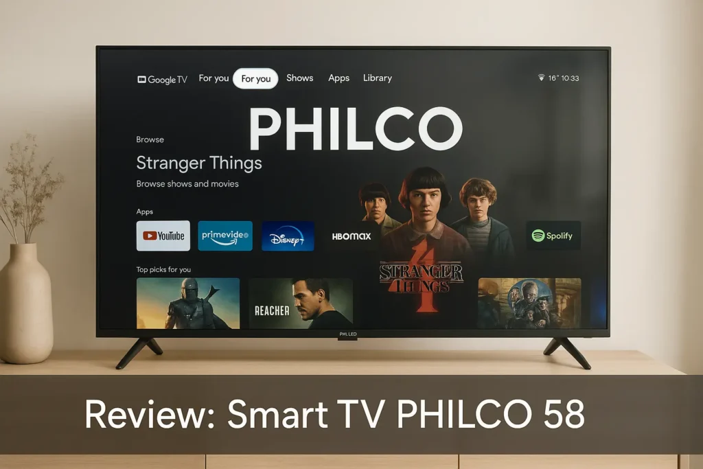 Principais Cinco philco smart tv 58
