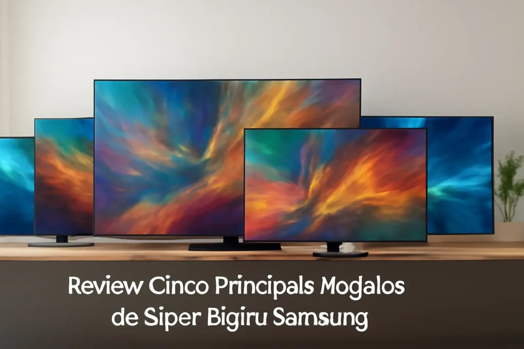 Cinco Principais Modelos de  super big TV Samsung