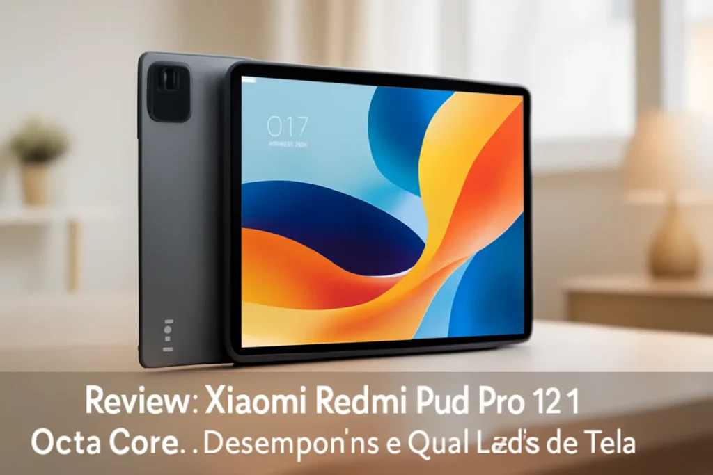 Xiaomi Redmi Pad Pro 12,1" Octa Core - Desempenho e Qualidade de Tela