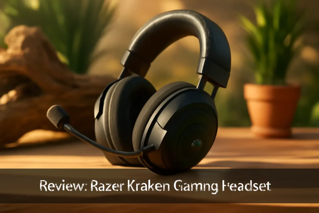 Razer Kraken Fone de Ouvido para Jogos: Conforto e Imersão