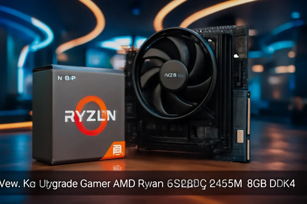 Kit Upgrade Gamer AMD Ryzen 5 3400G, B450M, 8GB DDR4