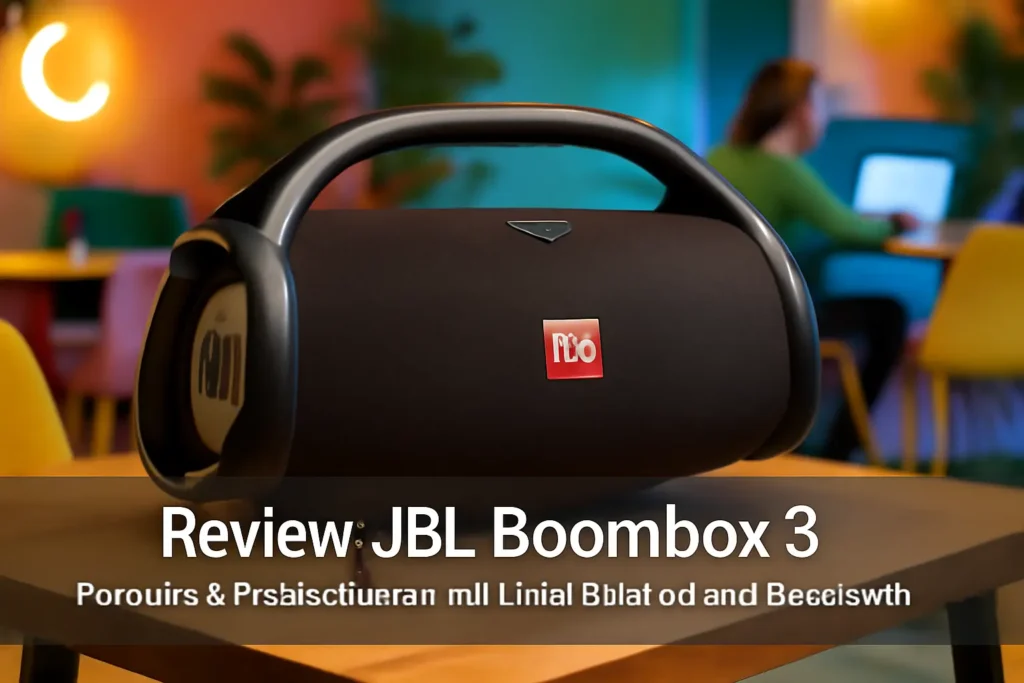 JBL Boombox 3: Potência e Portabilidade em Uma Caixa de Som Bluetooth