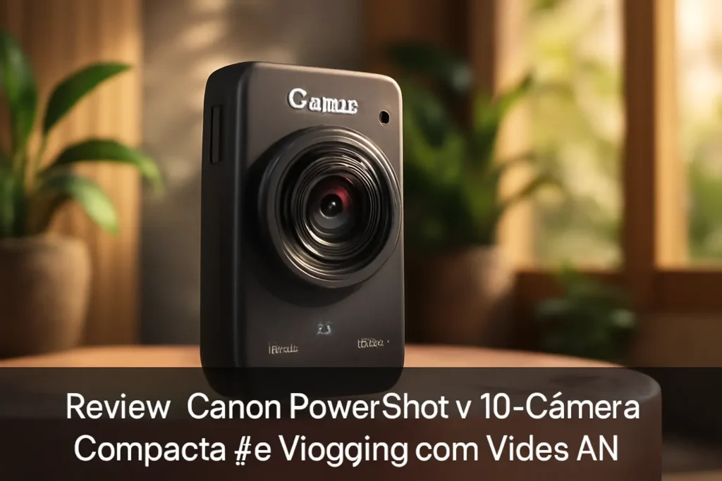 Canon PowerShot V10: Câmera Compacta de Vlogging com Vídeo 4K