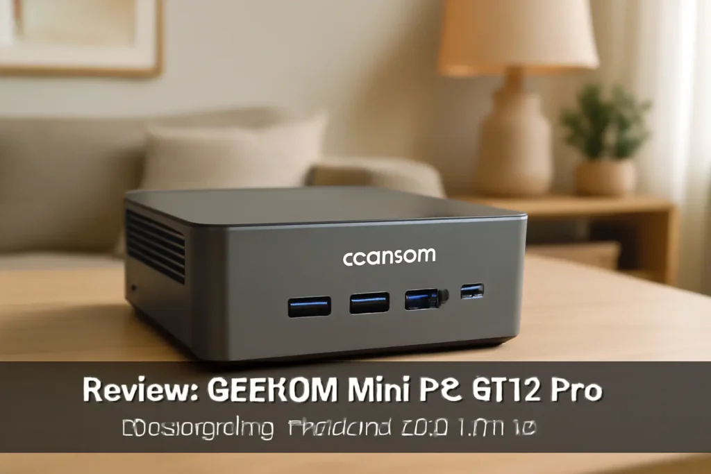 GEEKOM Mini PC GT12 Pro - Desempenho Imbatível com Intel i9