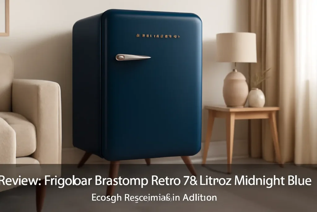 Frigobar Brastemp Retrô 76 Litros Midnight Blue: Design Elegante e Eficiência