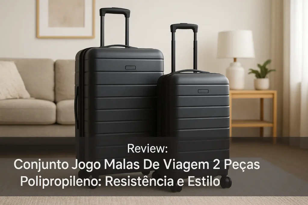 Conjunto Jogo Malas De Viagem 2 Peças Polipropileno: Resistência e Estilo
