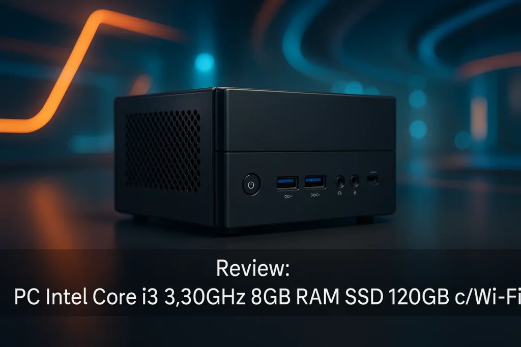 PC Intel Core i3 3.30GHz 8GB RAM SSD 120GB c/Wi-Fi: Compacto e Eficiente