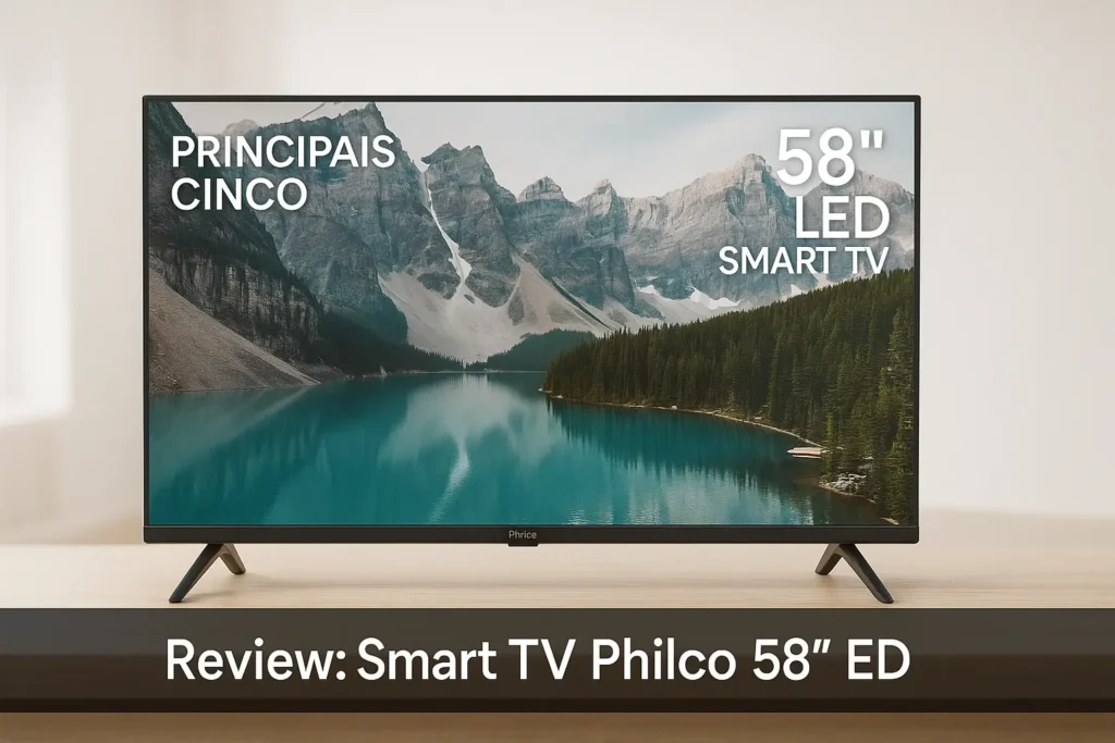 Principais Cinco smart tv philco 58 led