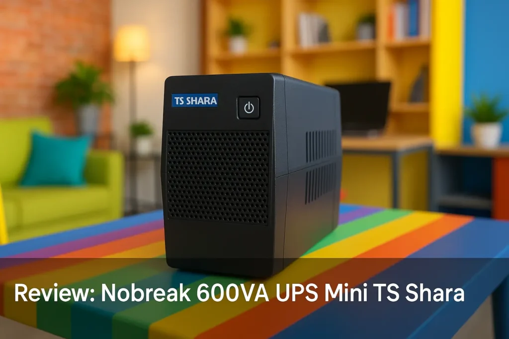 Nobreak 600VA UPS MINI TS Shara: Compacto, Seguro e Silencioso