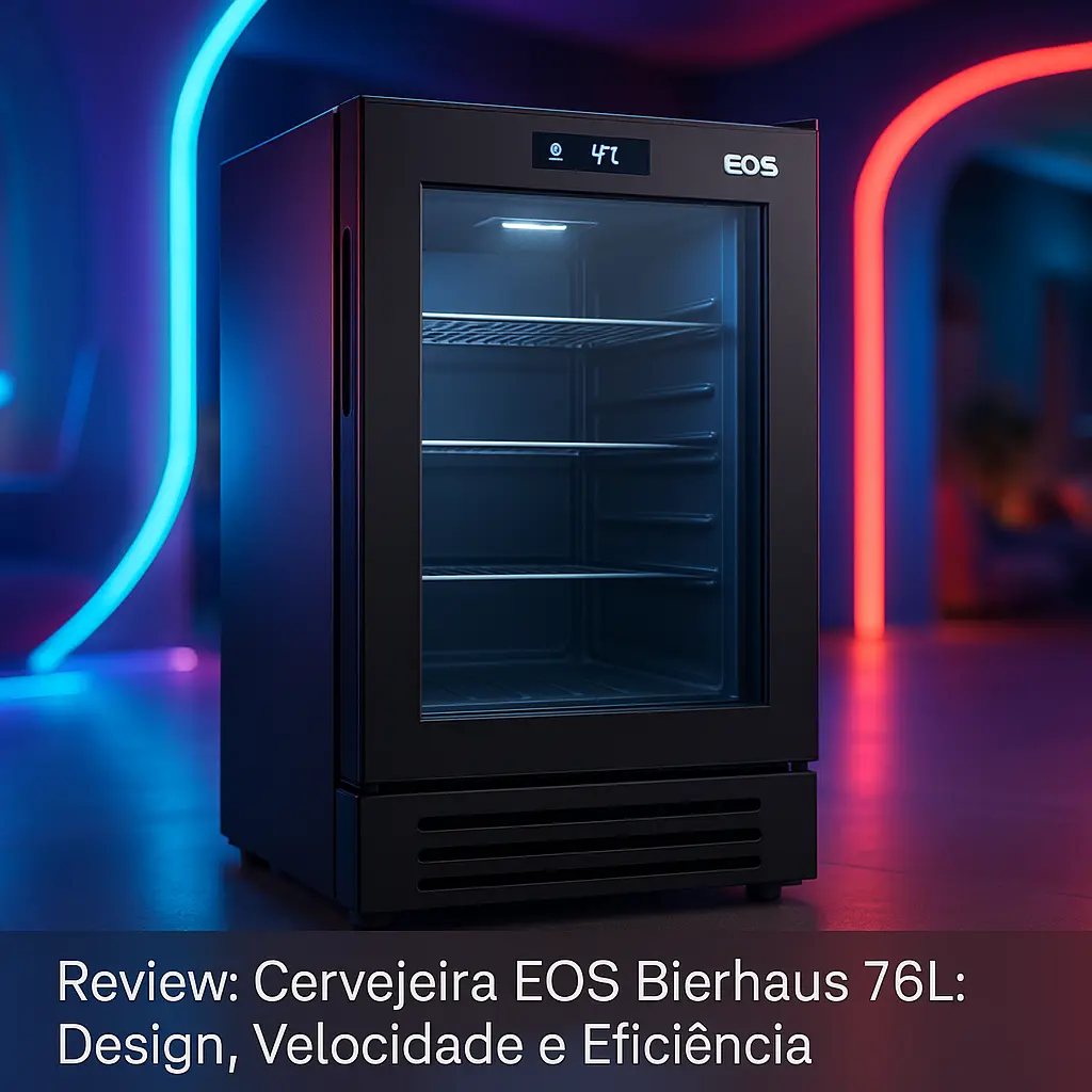 Cervejeira EOS Bierhaus 76L: Design, Velocidade e Eficiência