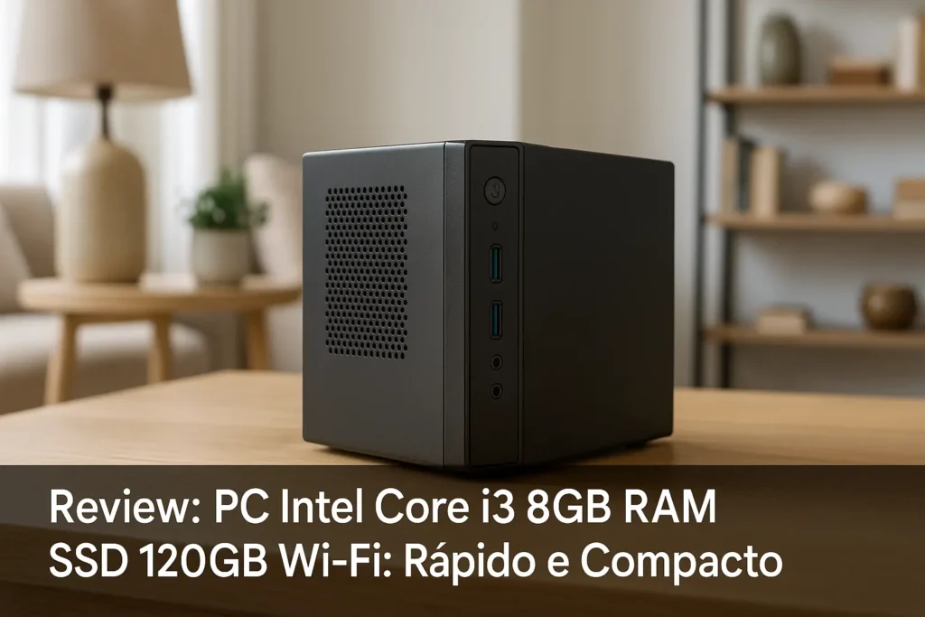 PC Intel Core i3 8GB RAM SSD 120GB Wi-Fi: Rápido e Compacto