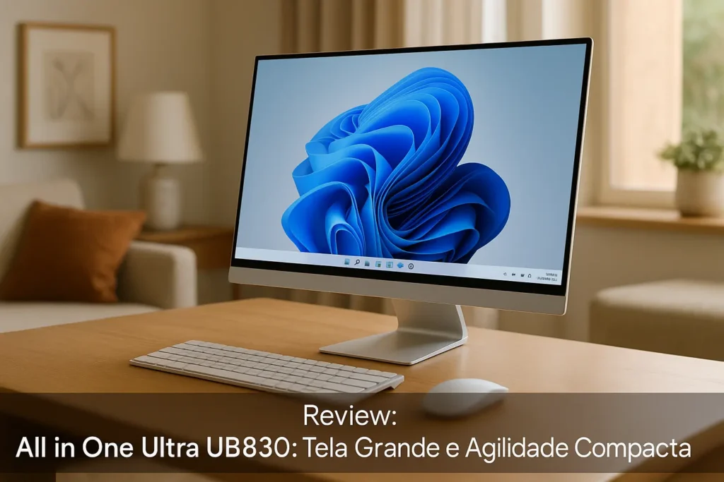 All in One Ultra UB830: Tela Grande e Agilidade Compacta