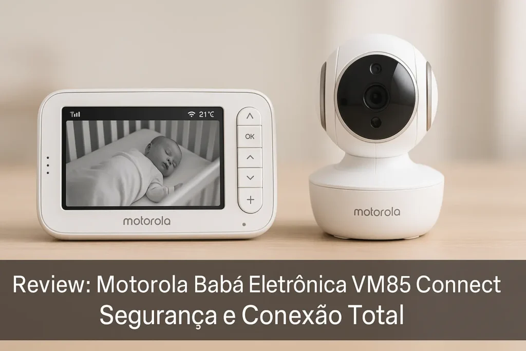 Motorola Babá Eletrônica VM855 Connect: Segurança e Conexão Total