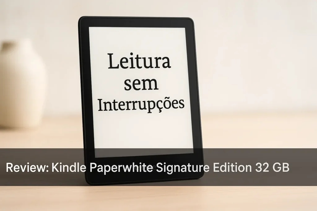 Kindle Paperwhite Signature Edition 32 GB: Leitura sem Interrupções