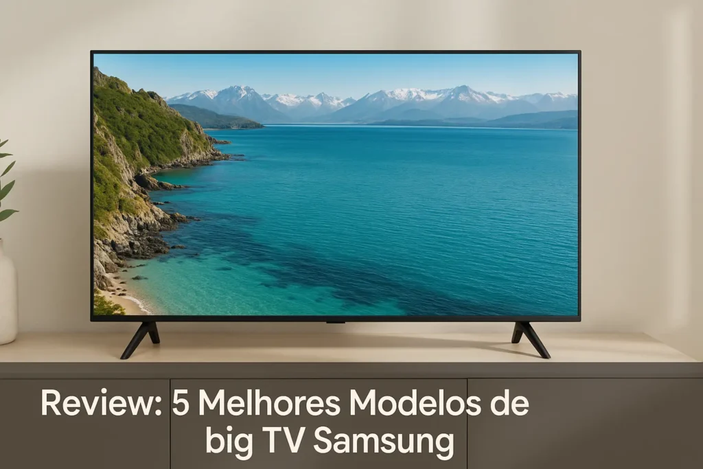 5 Melhores Modelos de big TV Samsung