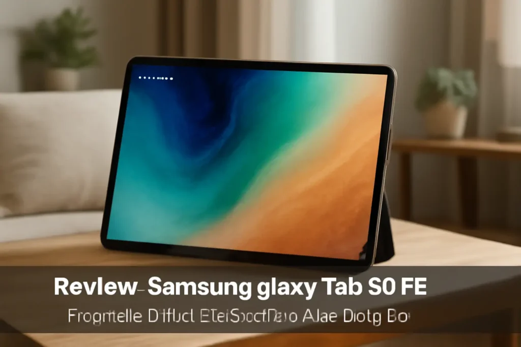 Samsung Galaxy Tab S9 FE: Potência e Durabilidade para o Seu Dia a Dia