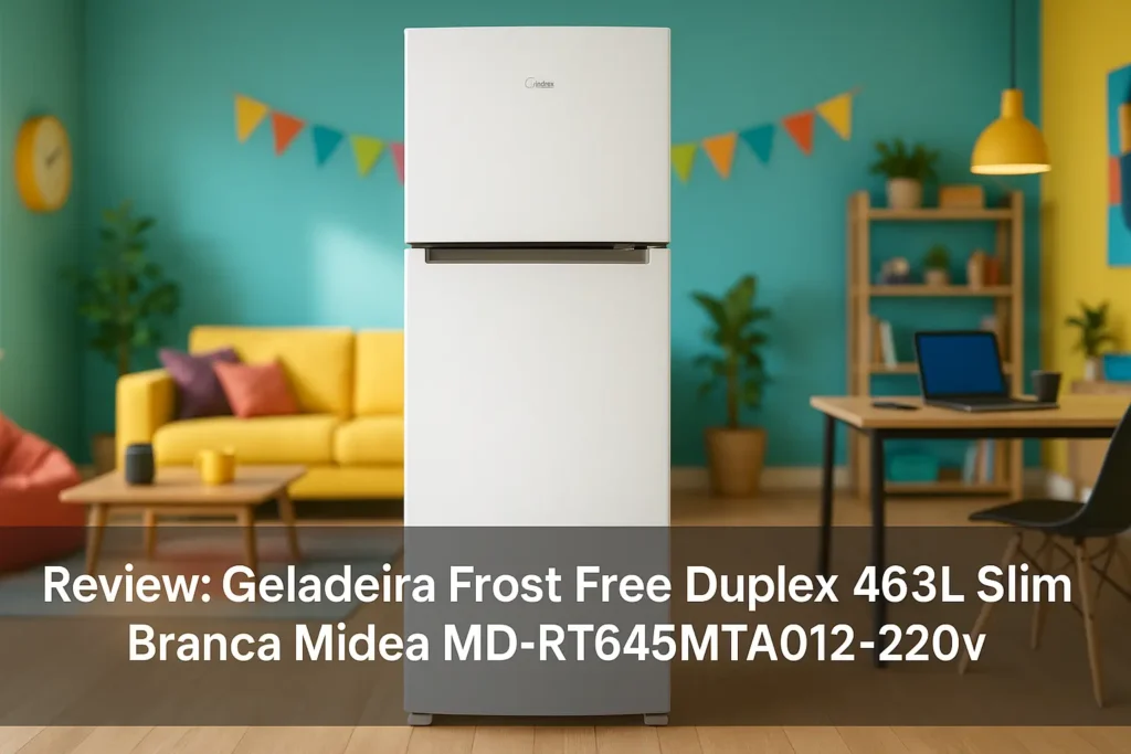 Geladeira Frost Free Duplex 463L Slim Branca Midea MD-RT645MTA012-220v: Qualidade e Praticidade na Sua Cozinha
