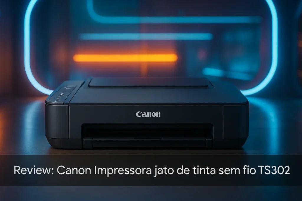 Canon Impressora jato de tinta sem fio TS302: Simples, Conectada e Eficiente