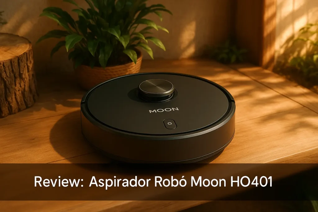 Aspirador Robô Moon HO401: Limpeza Completa sem Esforço