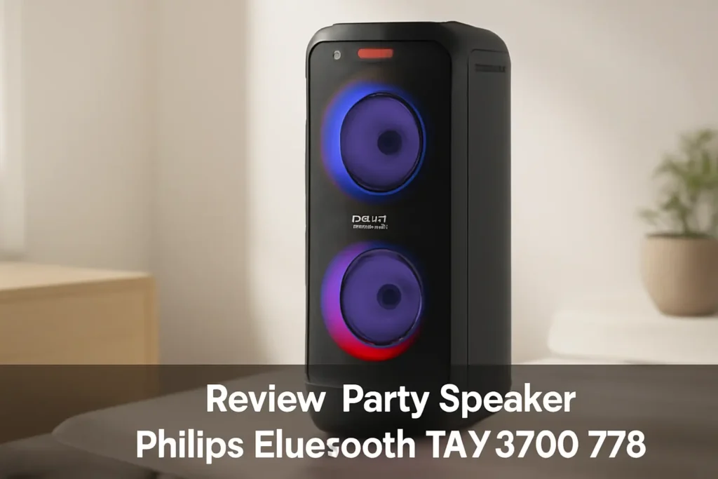 Party Speaker Philips Bluetooth TAX3208/78: Som Potente para Festas e Eventos