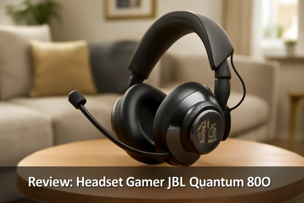 Headset Gamer JBL Quantum 800: Conforto e Qualidade de Som para Gamers