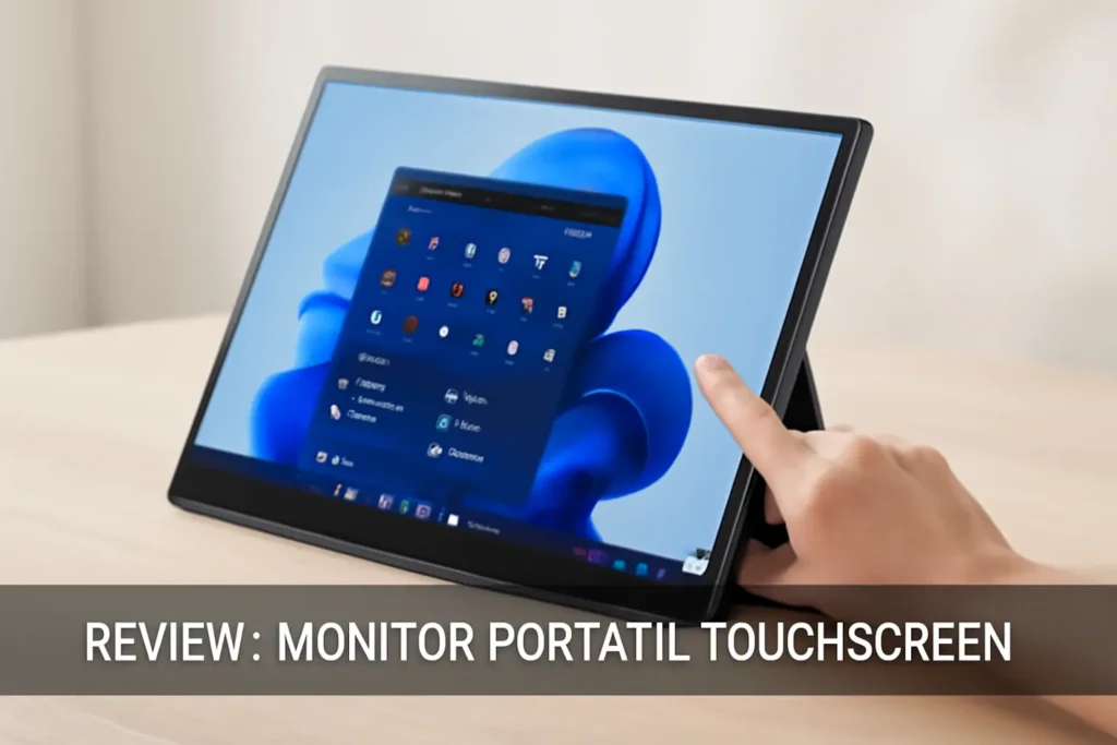 Monitor Portátil Touchscreen 11.6": Desempenho e Mobilidade