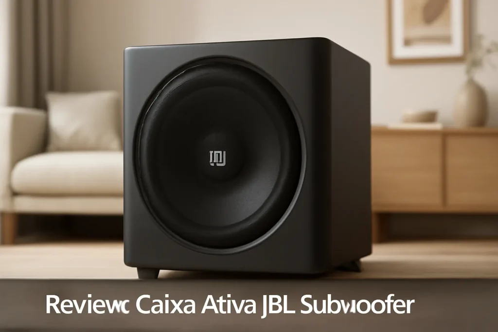 Caixa Ativa Amplificada JBL SW68A-MS: análise completa e sem filtros