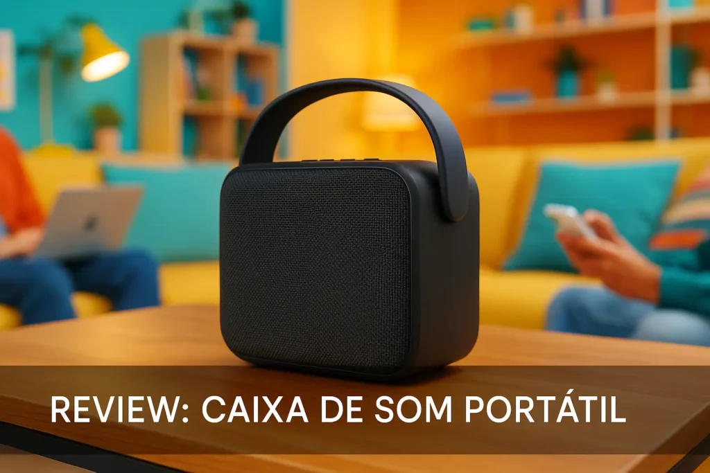 Caixa De Som Portátil 80W: Teste revela desempenho e potência