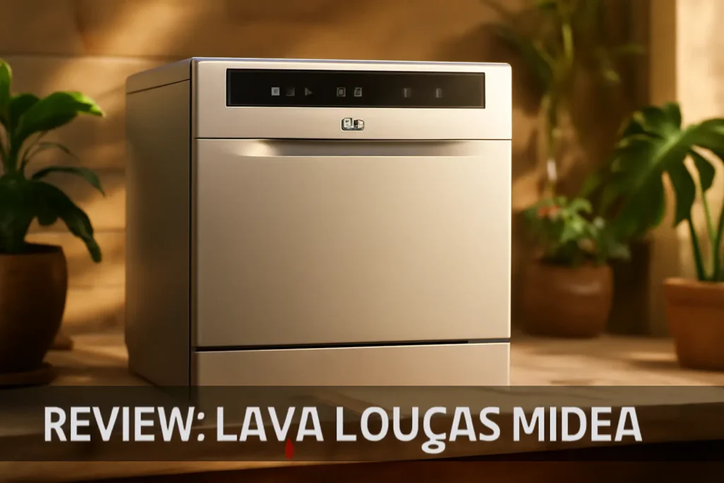 Lava Louças Midea 14 Serviços Preta: Potência e Economia