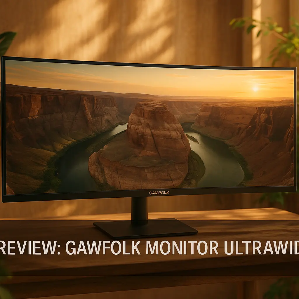 Gawfolk 34" ultrawide curvo: análise completa e sem filtros
