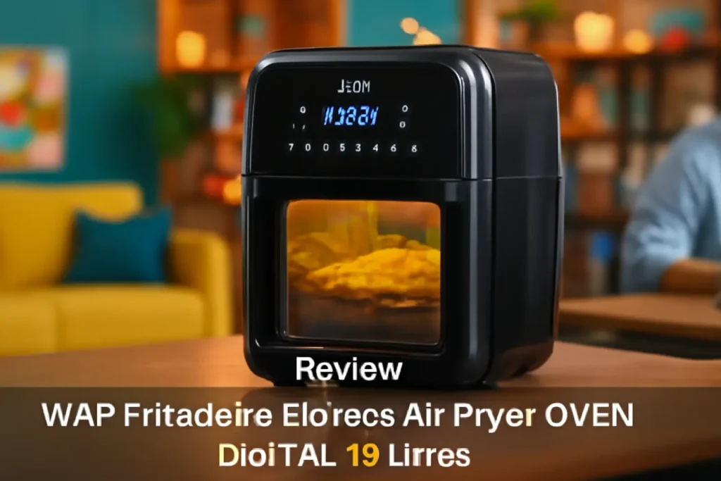 WAP Fritadeira Elétrica Air Fryer OVEN DIGITAL 12 Litros: Potência e Versatilidade