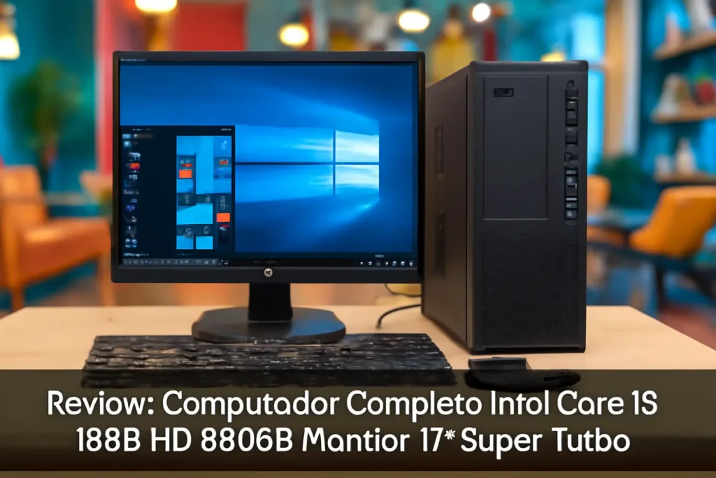 Computador Completo Intel Core i5 16GB HD 500GB Monitor 17" Super Turbo