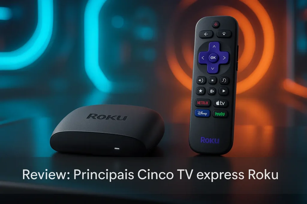 Principais Cinco  TV express Roku