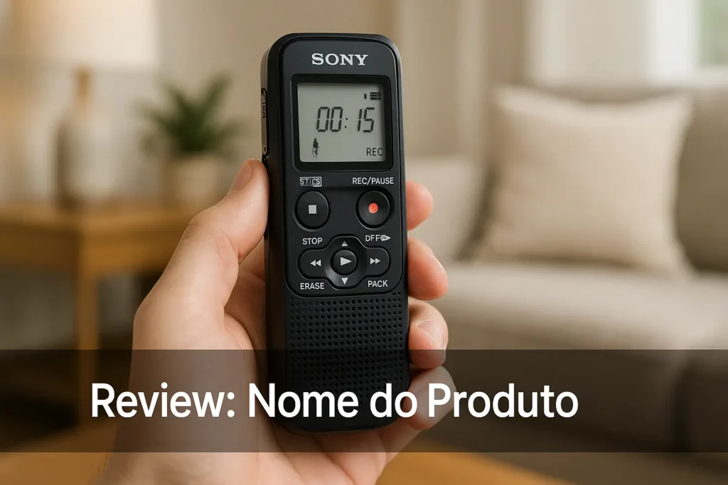 Lista de 5 Melhores: gravador de voz Sony icd-px240