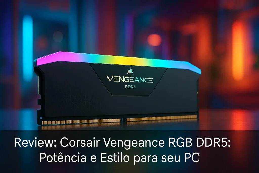 Corsair Vengeance RGB DDR5: Potência e Estilo para seu PC