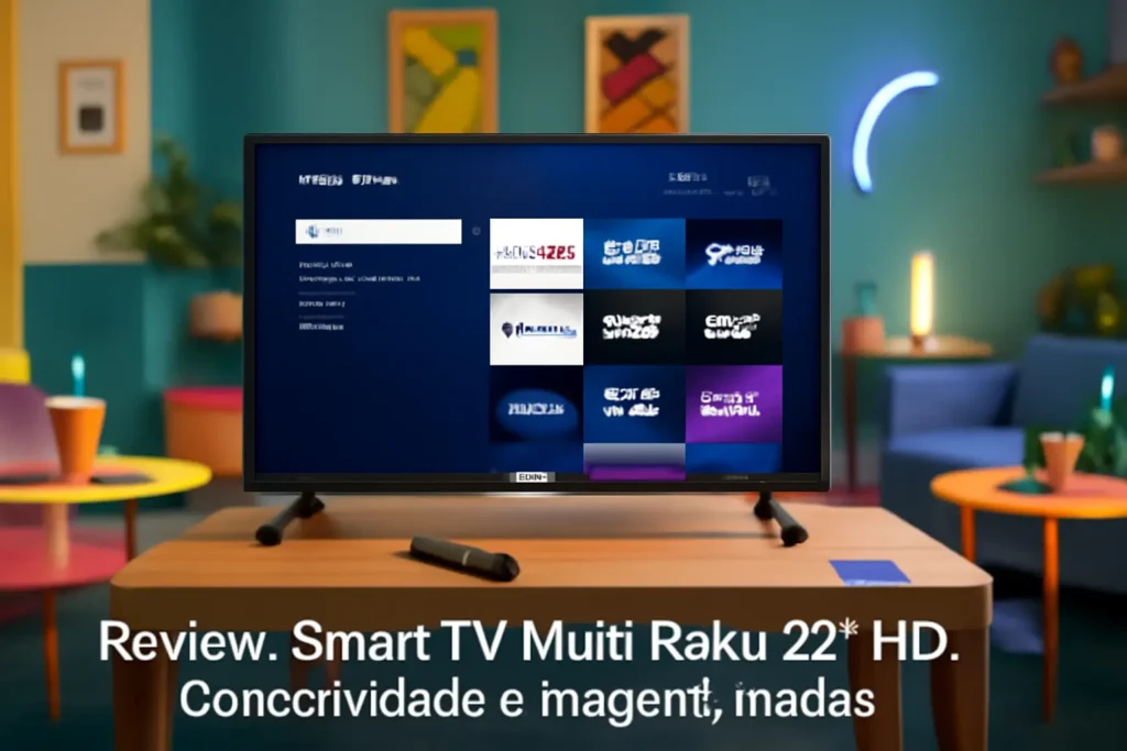 Smart TV Multi Roku 32" HD: Conectividade e Imagens Nítidas